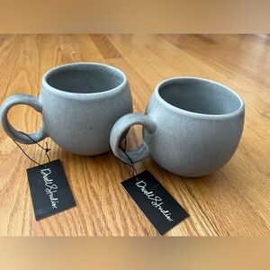 2 Grey dwell studio mugs